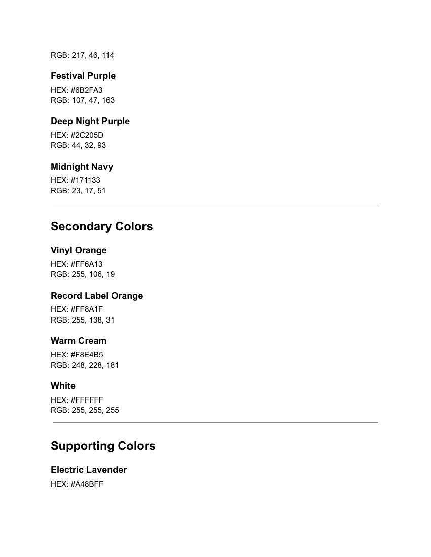 MCEMF brand design system: primary and secondary color palette with hex values.